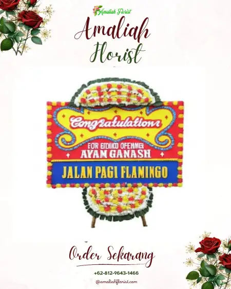 Sewa Papan Bunga Baran